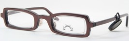 Eye&#39;dc V291 010 Brown Syrup Unique Eyeglasses Eye Dc 40-27-140mm France (Notes) - £72.71 GBP