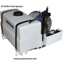 35 Gallon Electric Commercial Skid Sprayer with Hose Reel - $1,999.00