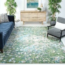 Rugs Area Rugs Carpets 8x10 Rug Modern Large Floor Living Room Green Blue Rugs ~ - £142.75 GBP