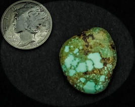 18 cwt. Rare Vintage Boulder Spider Web Royston SW Turquoise Cabochon - £281.13 GBP