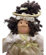 Little Souls Angel Doll 2004 Dark Curly Hair Gretchen Wilson Vintage Ang... - $111.84