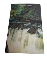 Vintage Postcard unposted Bushkill Falls, PA 1960s waterfall bridge Poconos - $111.60 MXN