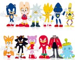 12 Pack The Sonic Hedgehog Toys, 2 Tall Sonic Action Figures ,Sonic Toys... - £23.72 GBP