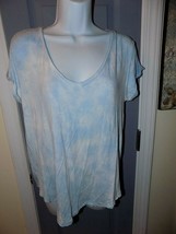 American Eagle Blue Tie Dye Soft and Sexy T Size S Women&#39;s - £14.24 GBP