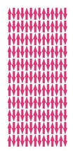 Hot Pink Arrows Vinyl Color Code Inventory Label Stickers 1/2&quot; x 3/4&quot;  - £3.13 GBP+