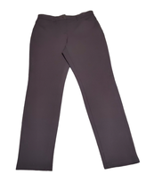 Chico&#39;s So Slimming by Chico&#39;s 1(8) Brown Ponte Knit Elastic Waist Pants  - $19.99