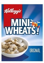 10 boxes Kellogg&#39;s Mini-Wheats Cereal 510g / 18oz Free Shipping Canada - $86.11