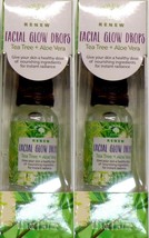 Facial Glow Drops - Tea Tree &amp; Aloe Vera 0.5fl oz (14.7ml) (Set of 2)  - £14.19 GBP