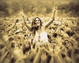 WOODSTOCK 56th ANNIVERSARY AUG 16, 1969 PUBLICITY PHOTO HIPPIE GIRL &amp; PE... - $7.19+