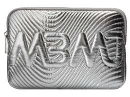 Marc By Marc Jacobs Quilted Mini Tablet Zip Case Silver Free Shipping - £54.89 GBP