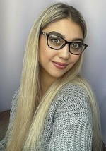 New Versace Mod. 3213944b Tortoise  52mm Cats Eye Women&#39;s Eyeglasses Ita... - $3,190.88 MXN