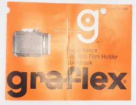 Graflex XL 120 Roll Film Holder Guidebook Vintage 1965 - £30.75 GBP