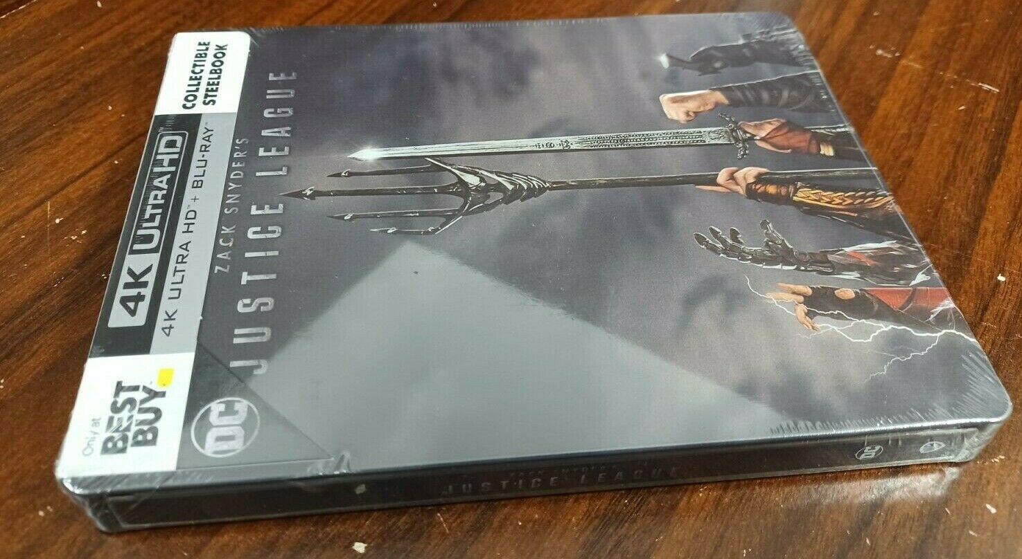 Zack Snyder’s Justice League 4K Collector STEELBOOK (4K+Blu-ray+Digital) NEW Item image 9