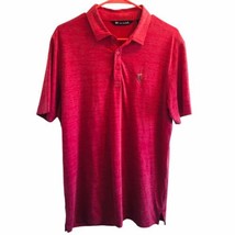 Travis Mathew Heater Polo Short Sleeve Golf Course “SH” Logo Fuschia Pink Med #2 - £28.20 GBP