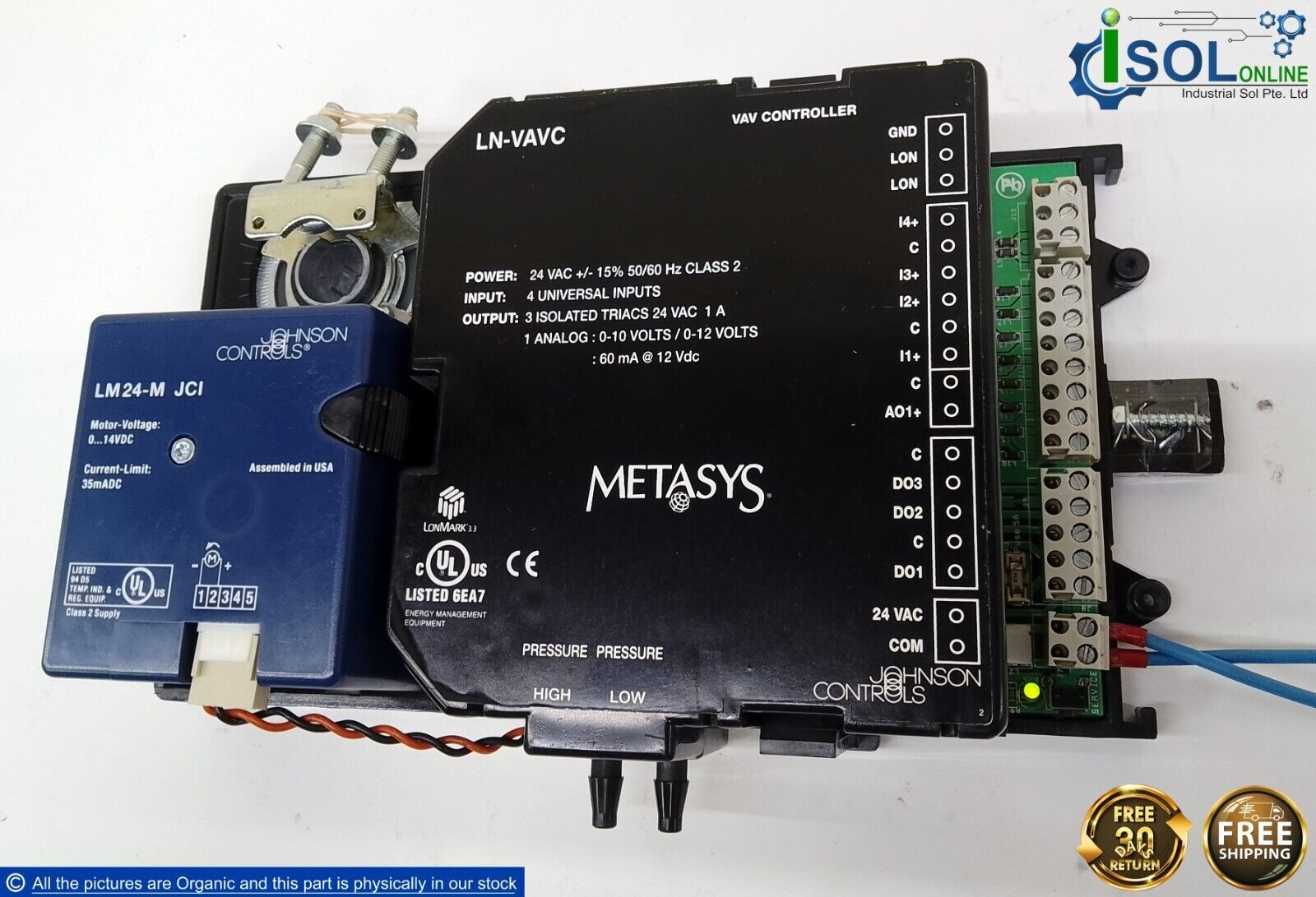 Johnson Controls LN-VAVC-0 Metasys VAV &amp; VVT Programmable Controller LM2... - $494.01