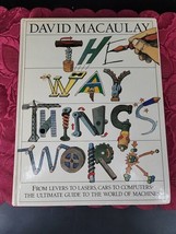 The Way Things Work by Macaulay, David. Hardcover Illustrated 1990 London UK - £4.92 GBP