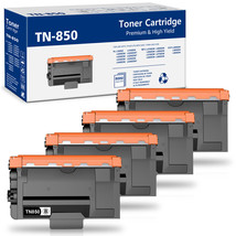 4 Pack High Yield TN850 Toner Compatible for Brother MFC-L5850DW MFC-L68... - £59.77 GBP