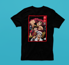 One Piece Anime Monkey D. Luffy Straw Hat Pirates Mugiwara T-Shirt, - £11.69 GBP+