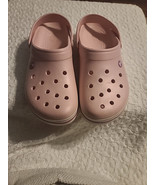 Original Crocs Unisex Crocband Clog - Pearl Pink/Wild Orchid Men&#39;s 11 - $45.00