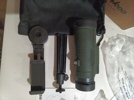 12X50 High Power Monocular Telescope with Smartphone Holder &amp; Tripod - NEW - $28.42