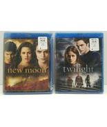 The Twilight Saga 1 &amp; 2 New Moon Blu-ray Disc Set Lot BRAND NEW Vampires - £19.02 GBP