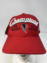  Atlanta Falcons 1998 NFC Western Division Champions Logo Athletic SnapB... - $34.64