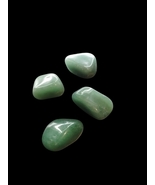 Green aventurine tumbled crystals bundle of 4, stone of prosperity oppor... - £6.38 GBP