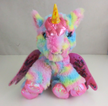 Barbie Pets Unicorn Doctor 12&quot; Rainbow Plush Pegasus With Animal Sounds Works - £14.49 GBP