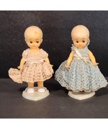 Vintage Sleepy Eye Celluloid Dolls on Stands USA - £15.61 GBP