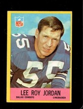 1967 Philadelphia #54 Lee Roy Jordan Vg+ (Rc) Cowboys *X77746 - £17.23 GBP