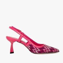 The Napoli Fuchsia Leather Slingback Women Sandal image 4