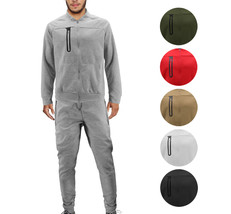Men&#39;s Classic Leisure Gym Sport Casual Athletic Running Jogging Tracksuit Set - £41.51 GBP