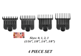 Andis T-BLADE Attachment Guide Comb Set*Fit Experience,GTO/GTX ,RT-1,D5/D5X/D6X - £15.95 GBP