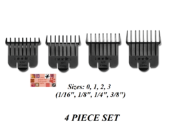 Andis T-BLADE Attachment Guide Comb Set*Fit Experience,GTO/GTX ,RT-1,D5/D5X/D6X - £15.98 GBP