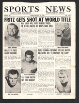 Sports News Wrestling Newsletter &amp; Match Program #1023 2/28/1969-Fort Worth T... - £26.80 GBP