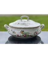 Crown Staffordshire England Pagoda Round Covered Vegetable Dish - $179.19 CAD