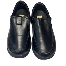 Madison Avenue GUC Black Slip On Dress Shoes Sz 7 Toddler - £3.95 GBP