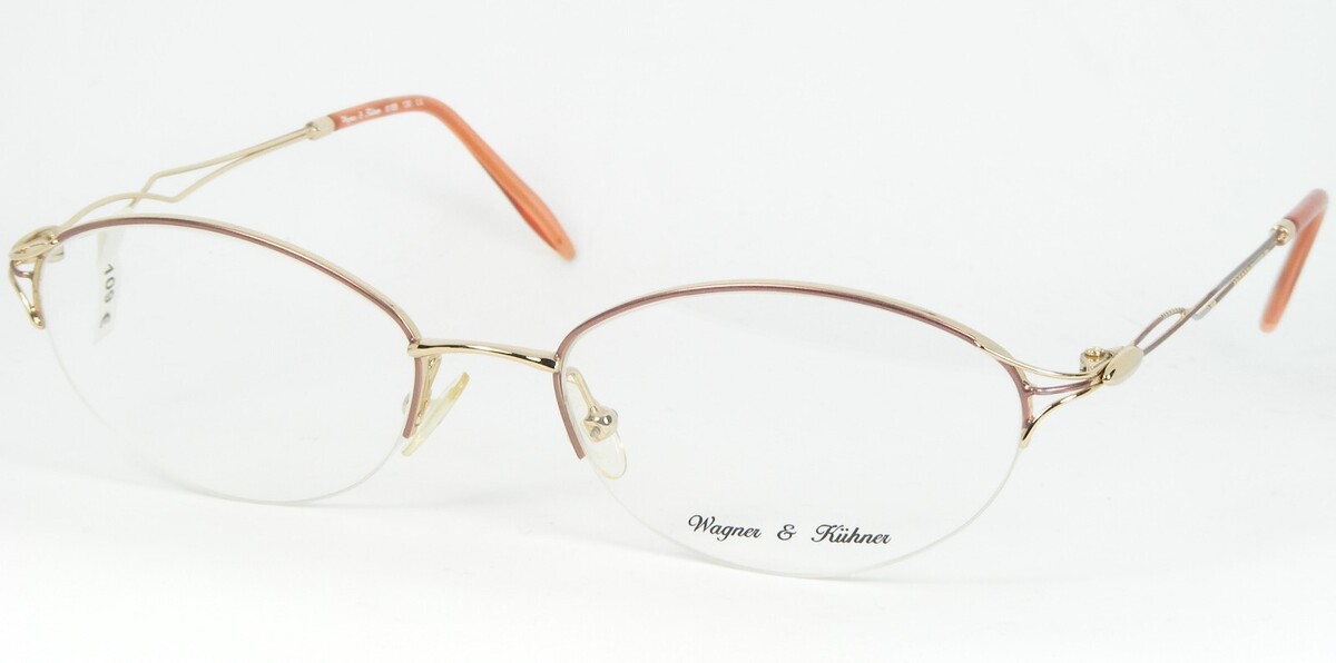 Wagner &amp; Kühner Kuhner WK 6188 130 Gold / Mauve Brillenfassung 52-18-135 mm - $66.31