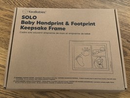 KeaBabies SOLO Baby Handprint &amp; Footprint Keepsake Frame Kit NIB - $17.50