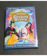 Vintage Disney Sleeping Beauty Home Video Promo Button Pin 2”x3” VHS 1997 - $9.59 CAD