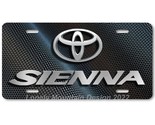 Toyota Sienna Inspired Art Gray on Carbon FLAT Aluminum Novelty License ... - £14.17 GBP