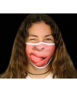 Face Mask Washable Reusable Crazy Design Tong Out Miley Cyrus Nose Ring ... - $164.57 MXN