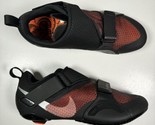 Nike SuperRep Cycle Men&#39;s Sz 10.5 Black Crimson Cycling Shoes CW2191-008... - $39.59