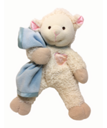 RARE Eden Tender Tones Lamb Blue Security Blanket Cream Stuffed Animal 1... - $273.03 CAD
