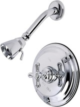 Kingston Brass KB3631AXSO Single Handle Shower Faucet - Polished Chrome - £89.38 GBP