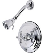 Kingston Brass KB3631AXSO Single Handle Shower Faucet - Polished Chrome - £88.88 GBP
