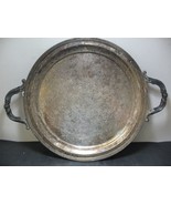 Vintage WM ROGERS Silver Plated Handled Serving Tray 2670 12.5x12.5 USED - €21,85 EUR