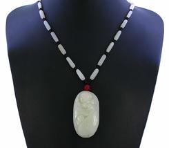 2.7&quot;China Certified Jewelry Nature Hetian Nephrite Jade Zhongkui Amulet ... - £99.89 GBP
