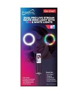 Supersonic SC-2710SR Double 8-inch Selfie Ring Light, 3 Color Lighting M... - £53.29 GBP