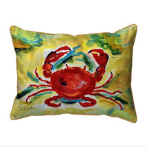 Betsy Drake Rock Crab Small Indoor Outdoor Pillow 11x14 - £31.64 GBP